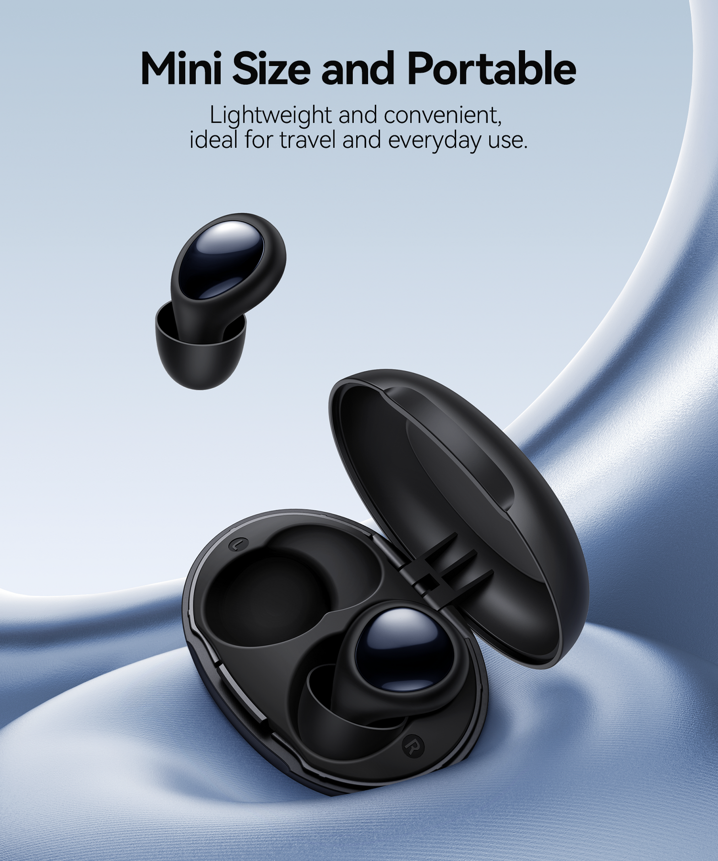 Ear Plugs for Sleeping Noise Cancelling, 45dB Comfy Ear Plugs for Noise Reduction, Silicone Earplugs for Concerts Motorcycle Shooting, Reusable Hearing Protection Earplugs & Case, 8 Eartips Black
